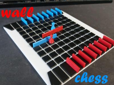 Wall Chess board game for two players