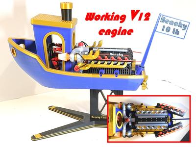 Benchy – V12 Engine S.W.A.P Bi-Turbo