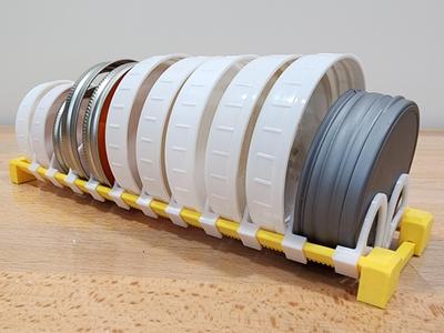 Adjustable Lid Cover Organizer -Yeti Mason Jar etc