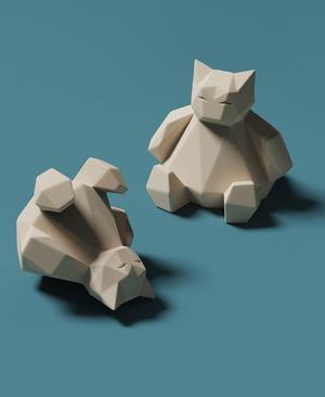 Low-poly Snorlax
