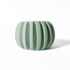 The Jone Planter Pot with Drainage Tray & Stand: Modern and Unique Home Decor for Plants