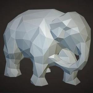 Low Poly Elephant