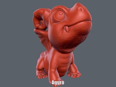 Aggro (Easy print no support)