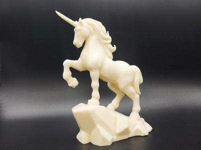 Rearing Unicorn Statue