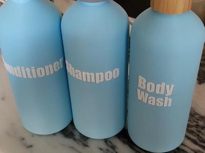 Bathroom Pump Bottles
