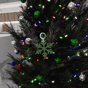 3D Christmas Snowflake Ornament Decor with 3D Stl Files & Ornament Art, 3D Print File, Ornament Christmas Tree, Christmas Decor, 3D Printing