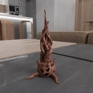 3D Halloween Pumpkin with 3D Print Stl Files & Halloween Decor, Pumpkin Decor, 3D Printed Decor, 3D Printing, Home Decor, Digital Download