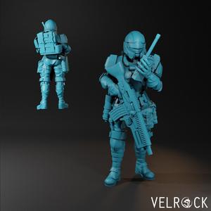 Tempest Guardsman Rifleman 9 (Female) (PRESUPPORRTED)