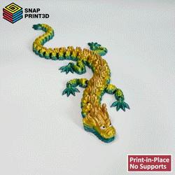 CUTE FLEXI PRINT-IN-PLACE FLEXI DRAGON