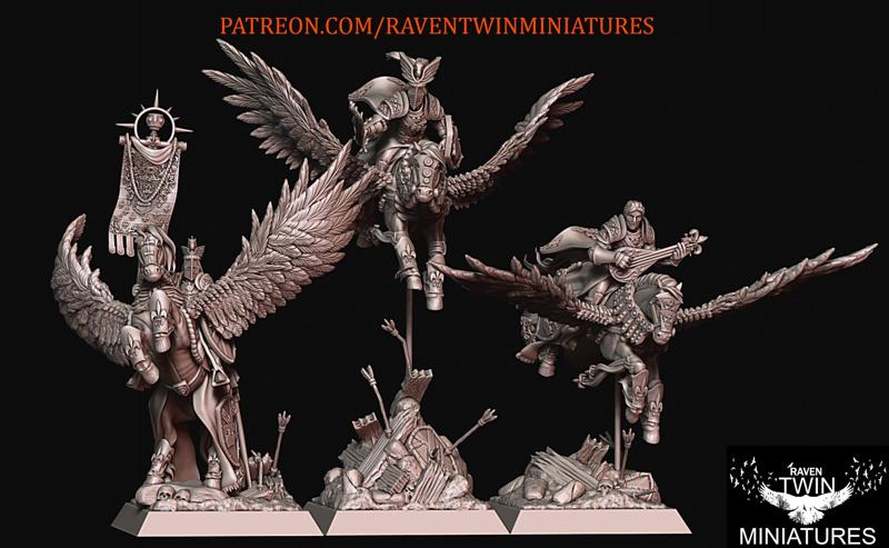 PEGASUS KNIGHTS WITH COMMAND GROUP