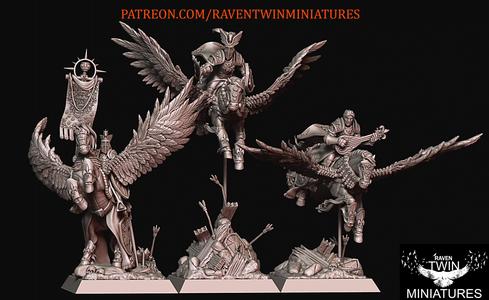 PEGASUS KNIGHTS WITH COMMAND GROUP