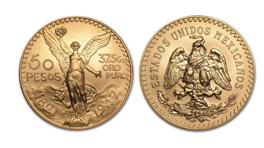 Mexican 50 Pesos Gold  Centenario coin Coin