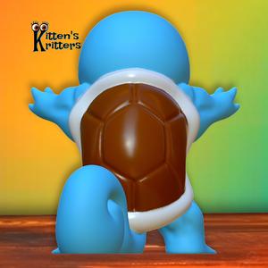 swole squirtle figurine buff pokemon
