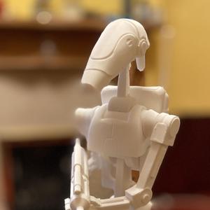 Star Wars Battle Droid STL