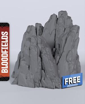 Small Mountain – With Free Dragon  – 5e DnD Inspired for RPG and Wargamers
