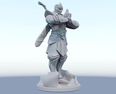 shen league of legends 3d print model