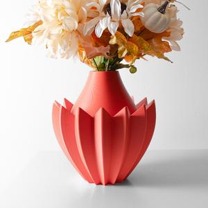The Makio Vase, Modern and Unique Home Decor for Dried and Preserved Flower Arrangement  | STL File