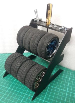 Tires Rack / Rack à pneu R/C