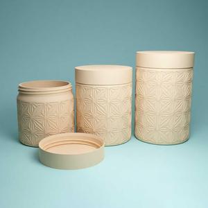 Set of 3 Storage Boxes with Screw Caps - 3D Printing STL File - Instant Download