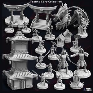 Tekano Corp Collection – robots & capitalism dominate in New Japan!