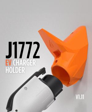 J1772 EV Charger Cable & Plug Holder