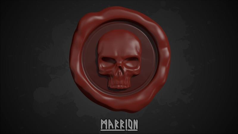 Skull Purity seal Warhammer 40k 3d Print ready