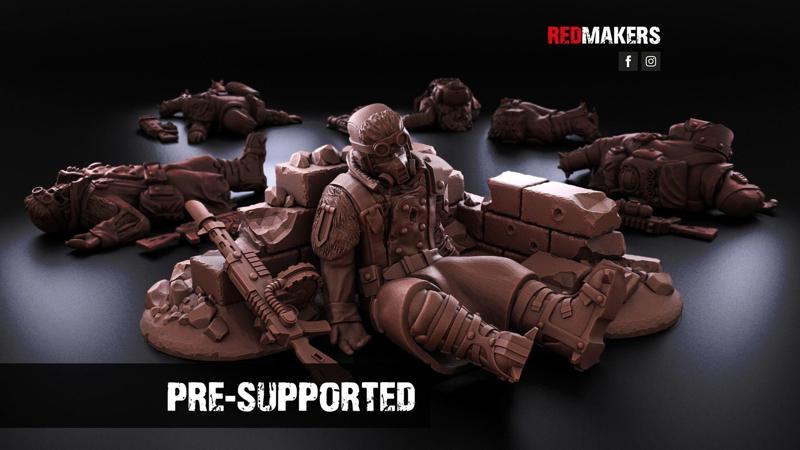 Ice Warriors – Slain soldiers