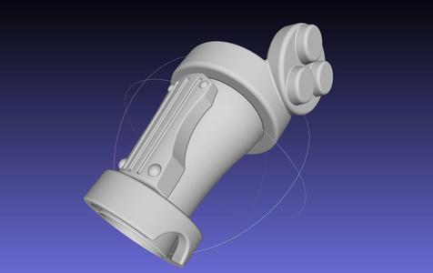 Street Fighter Cammy Gauntlet And Glove Back