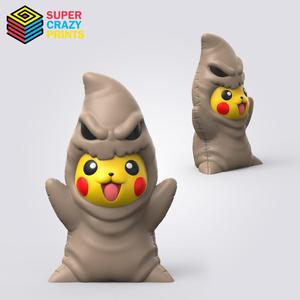 Halloween Oogie Boogie Pikachu (Easy Print No Supports)