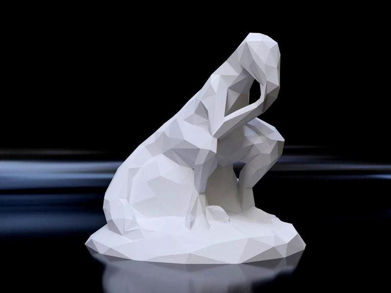 Low Poly Philosoraptor