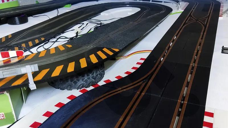 MyDigitalSlot Left, Right and Double Lane-Changers, 3D printed DIY track parts for your 1/32 Digital Slot Car Racing Game
