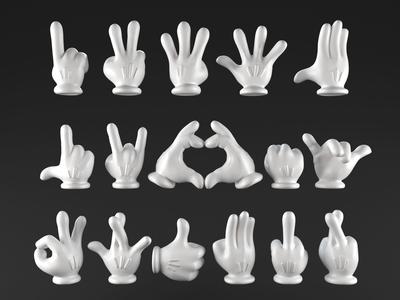 Mickeys hands Pack 01