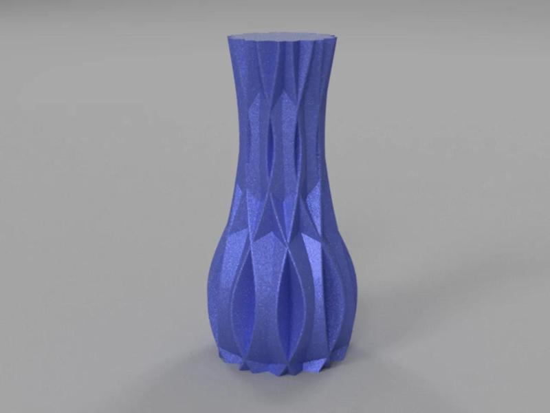 Woven Facets – Vase