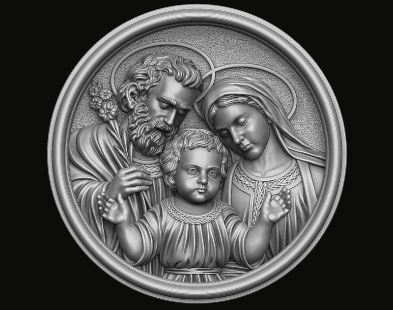 Holy Family Pendant
