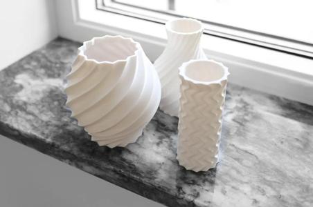 A Trio of Spiral Vases