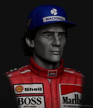 Ayrton Senna Bust