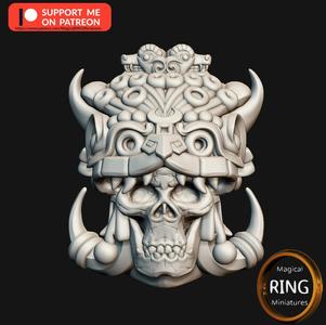 Ancient stone sculpt wall decor