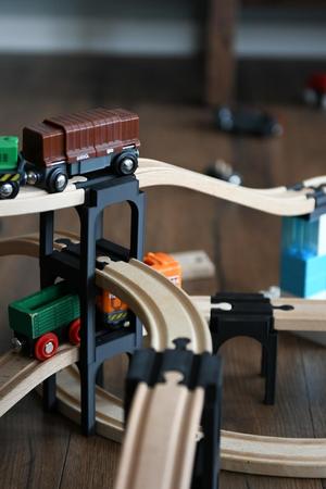 Wooden Train Stackable Riser/Support (Brio / Ikea)