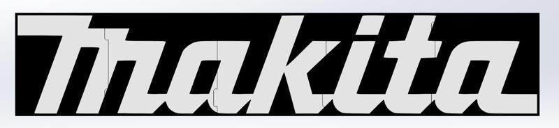 Makita Logo Big – Logo for the workshop