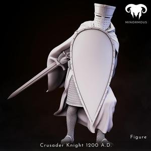 Figure - Crusader Knight 12th-13th CAD - Vigilant Sentinel