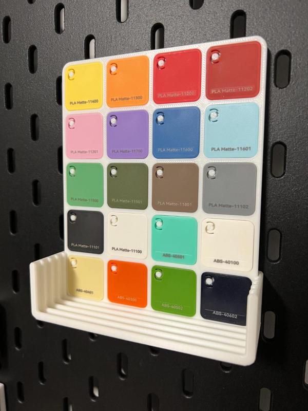 Swatch Display Board Holder for IKEA Skadis