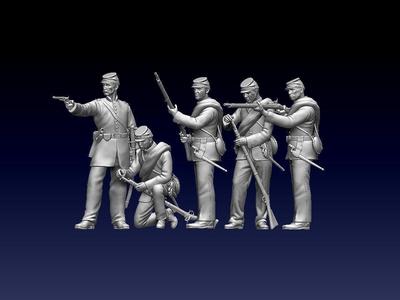 Attack Soldiers Union us civil war
