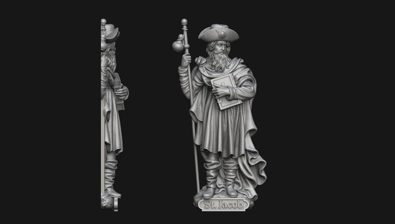 Saint Jacob Bas-Relief