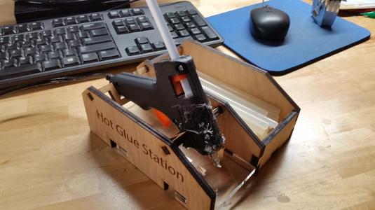 Hot Glue Gun Holder Mkii