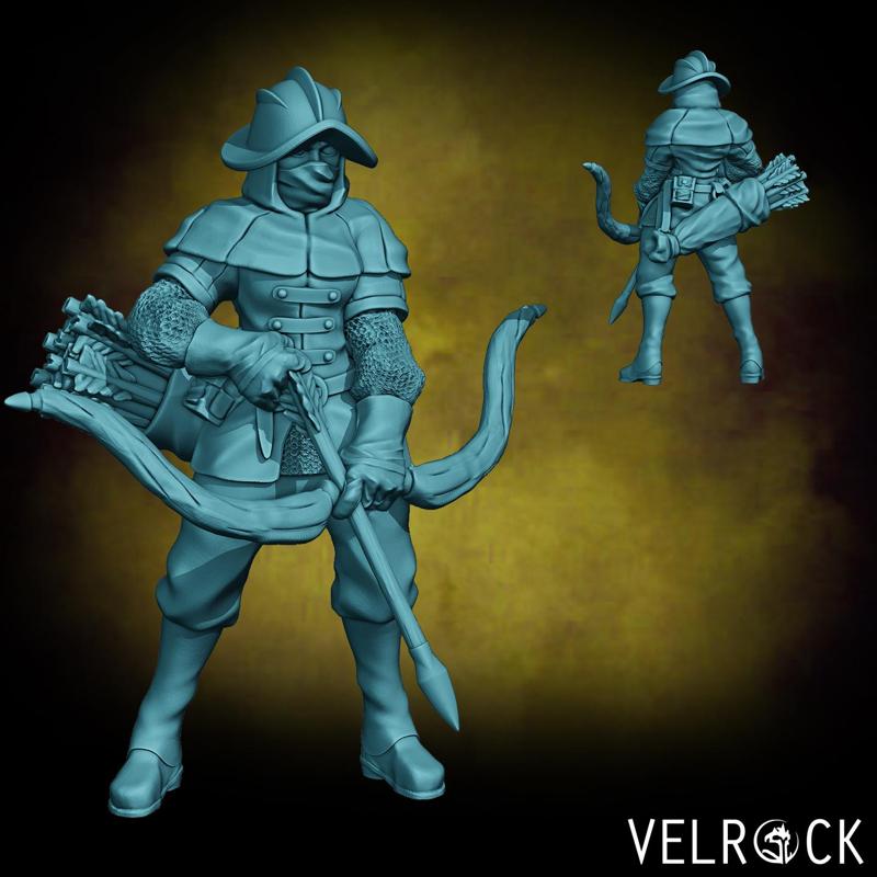 City Militia Archer (Female) (PRESUPPORTED)