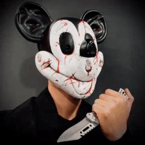 Mickey Mouse Trap Mask – Damaged Version – Halloween Cosplay