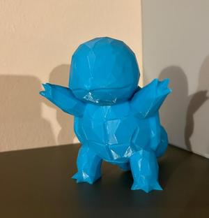 Low Poly Squirtle Pokemon