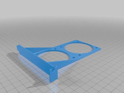 dual 60mm fan mount