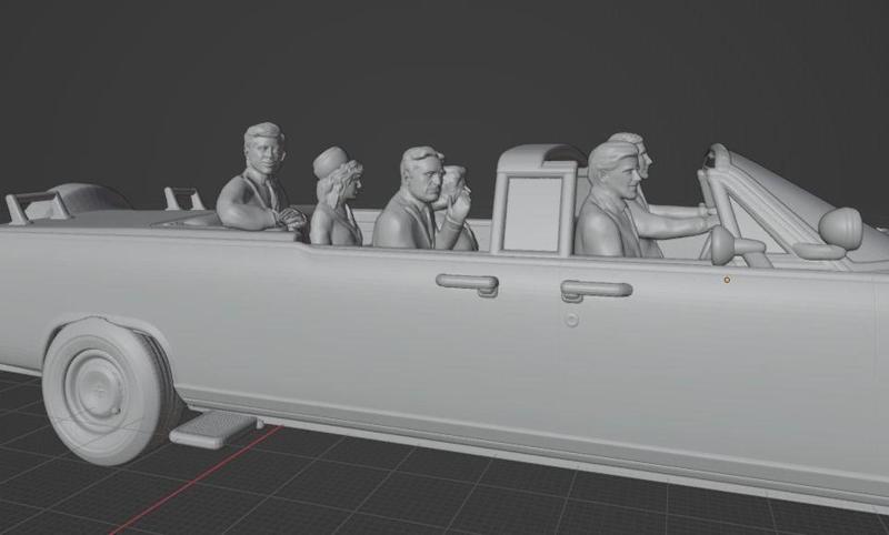 Assassination of John F Kennedy Scene without Car
