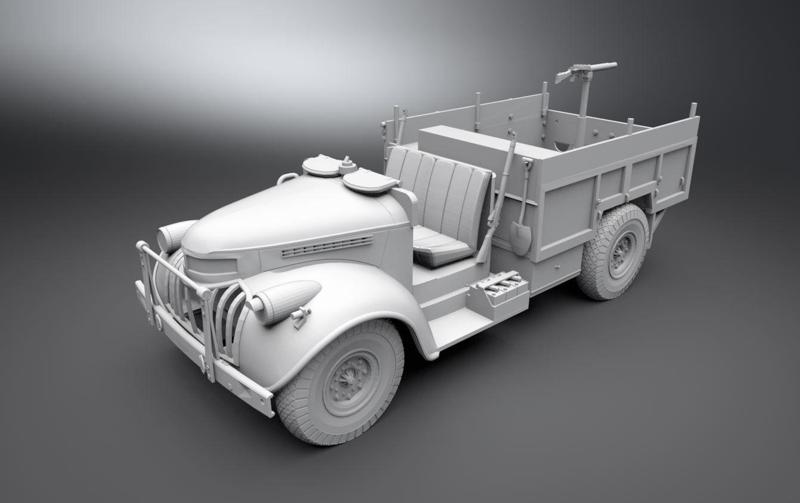 LRDG Command car Scale model